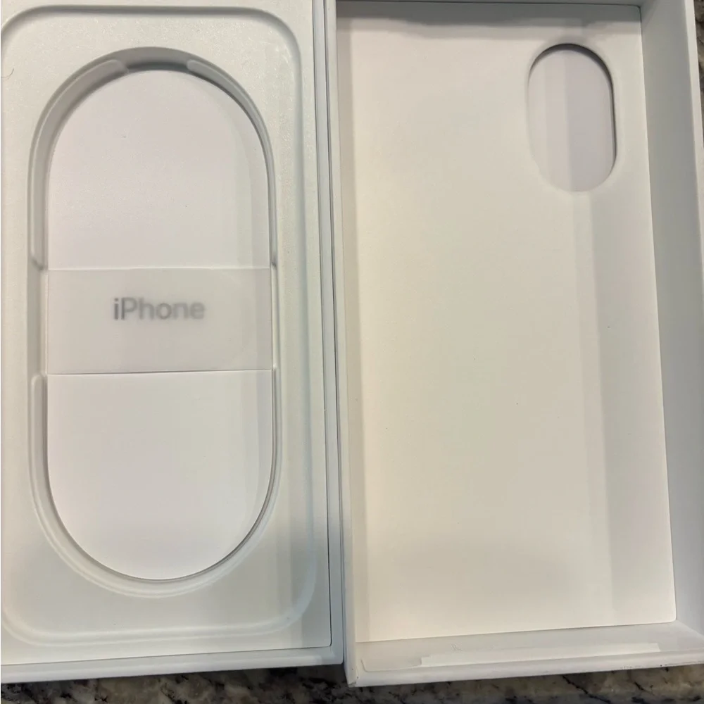 Apple iPhone 16 Sleek gray black box new, does not include cell phone